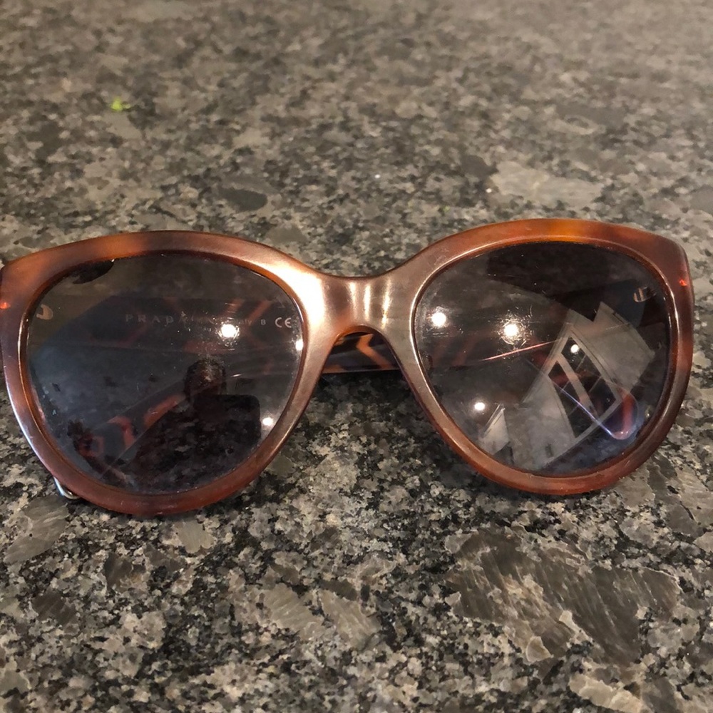 Prada tortoise shell sunglasses
